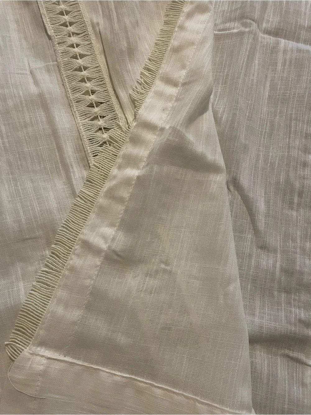 Opalhouse Cream Decorative curtains Panel Set